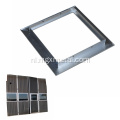 Opbergruimte Aluminium Vision Lite glazen frame